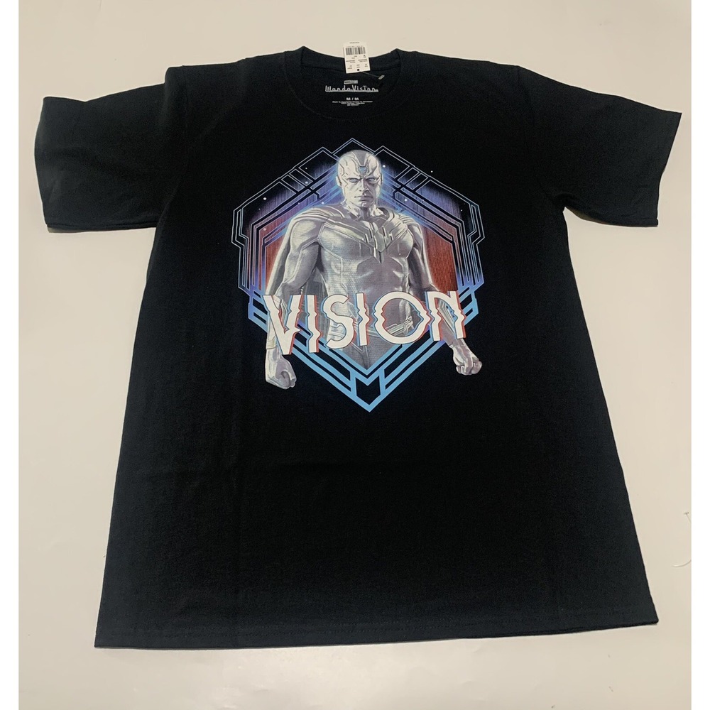 Marvel Studios‎ Wanda Vision Black T-Shirt in Size Medium NEW